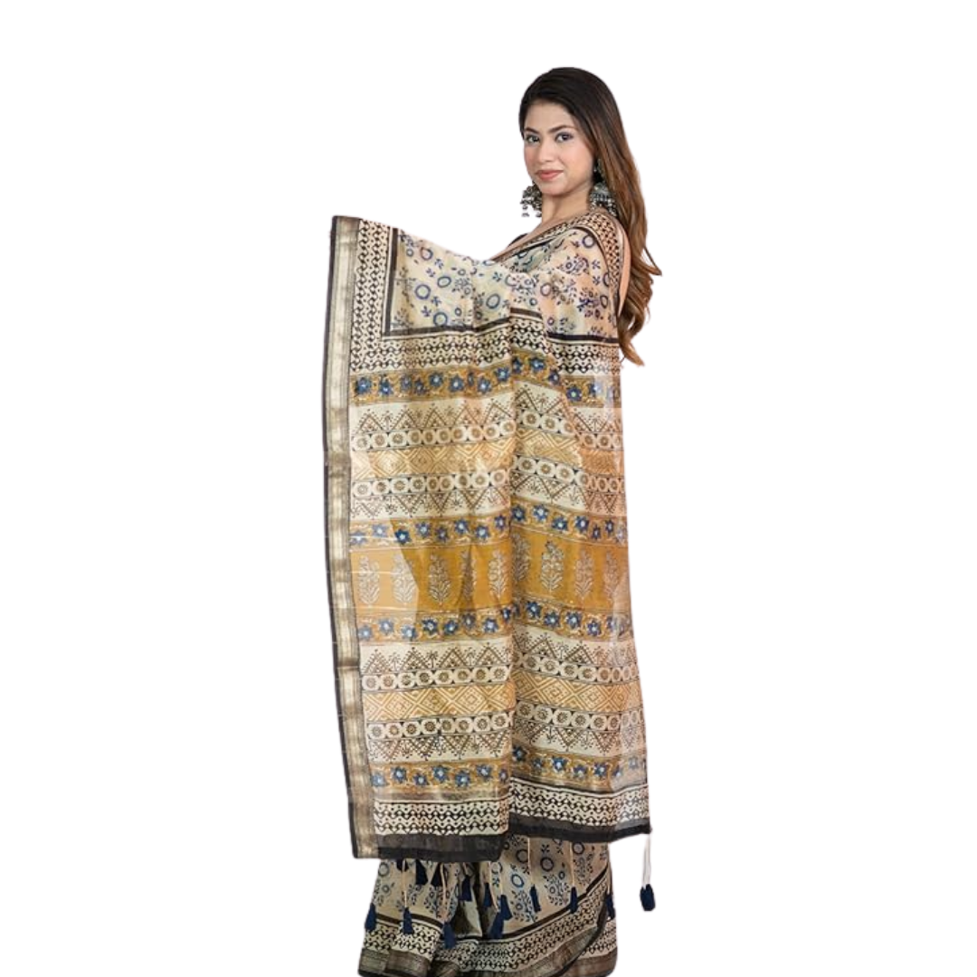 Eco-Friendly Banana Saree | Handmade from Banana Fiber & Banana Silk