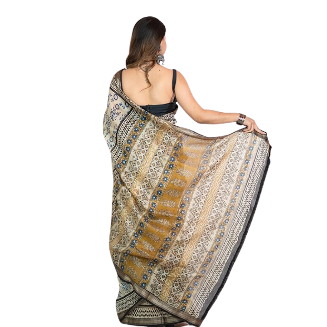 Eco-Friendly Banana Saree | Handmade from Banana Fiber & Banana Silk