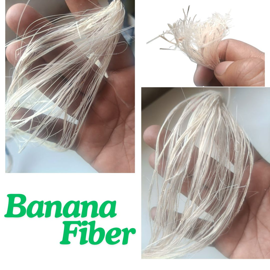 Premium Banana Fiber Raw Material | Natural Banana Fiber for Handicrafts, Yarn & Textile Use | Eco-Friendly Sustainable Fiber