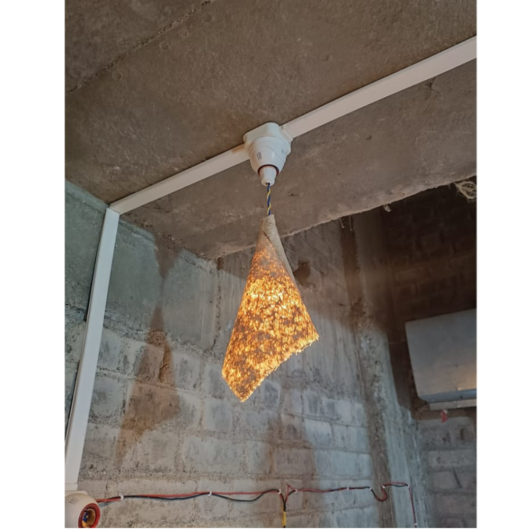 Banana Fiber Hanging Lamp for Living Room  Décor