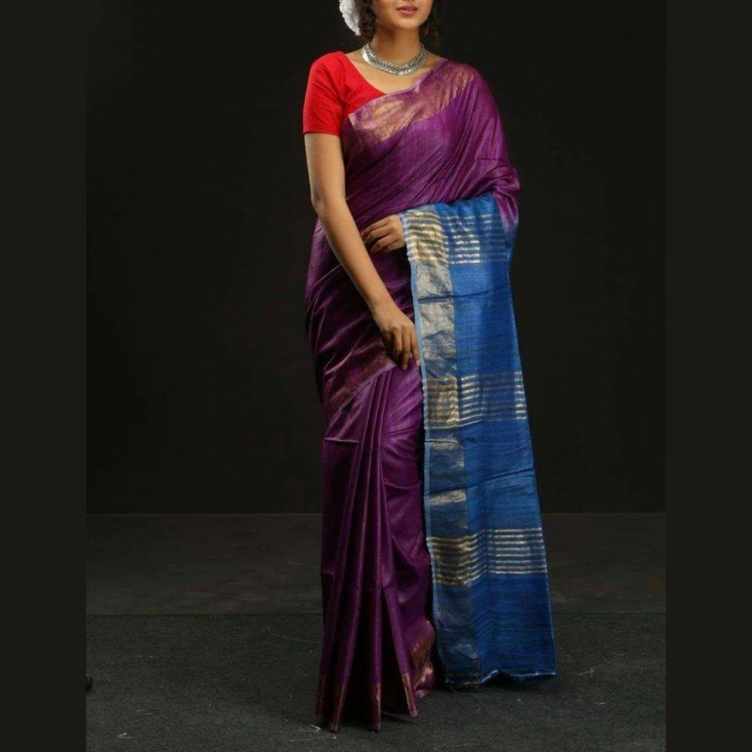 Eco-Friendly Banana Saree | Handmade from Banana Fiber & Banana Silk