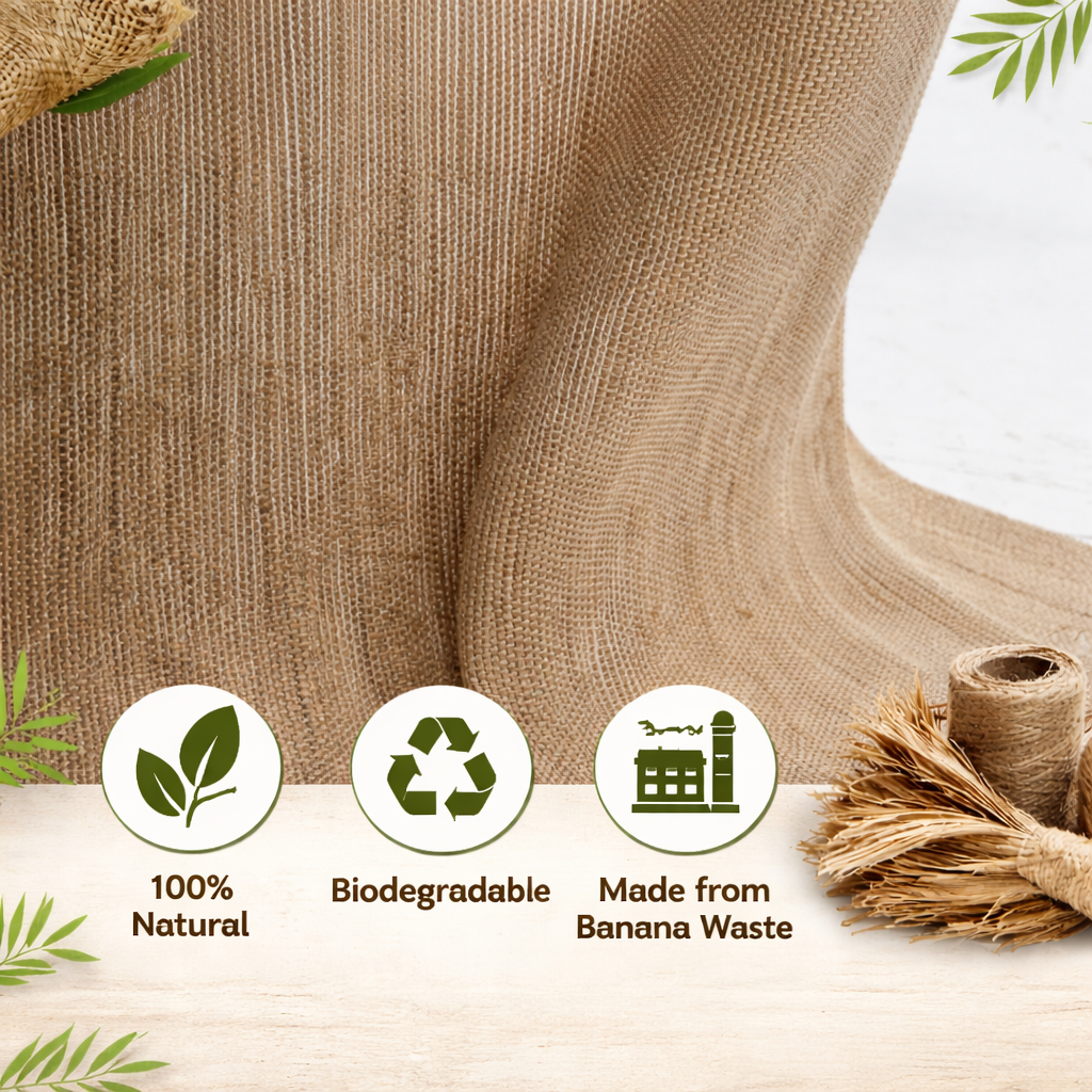 Banana Fabric | Eco-Friendly, Sustainable Natural Textile for Home & Decor