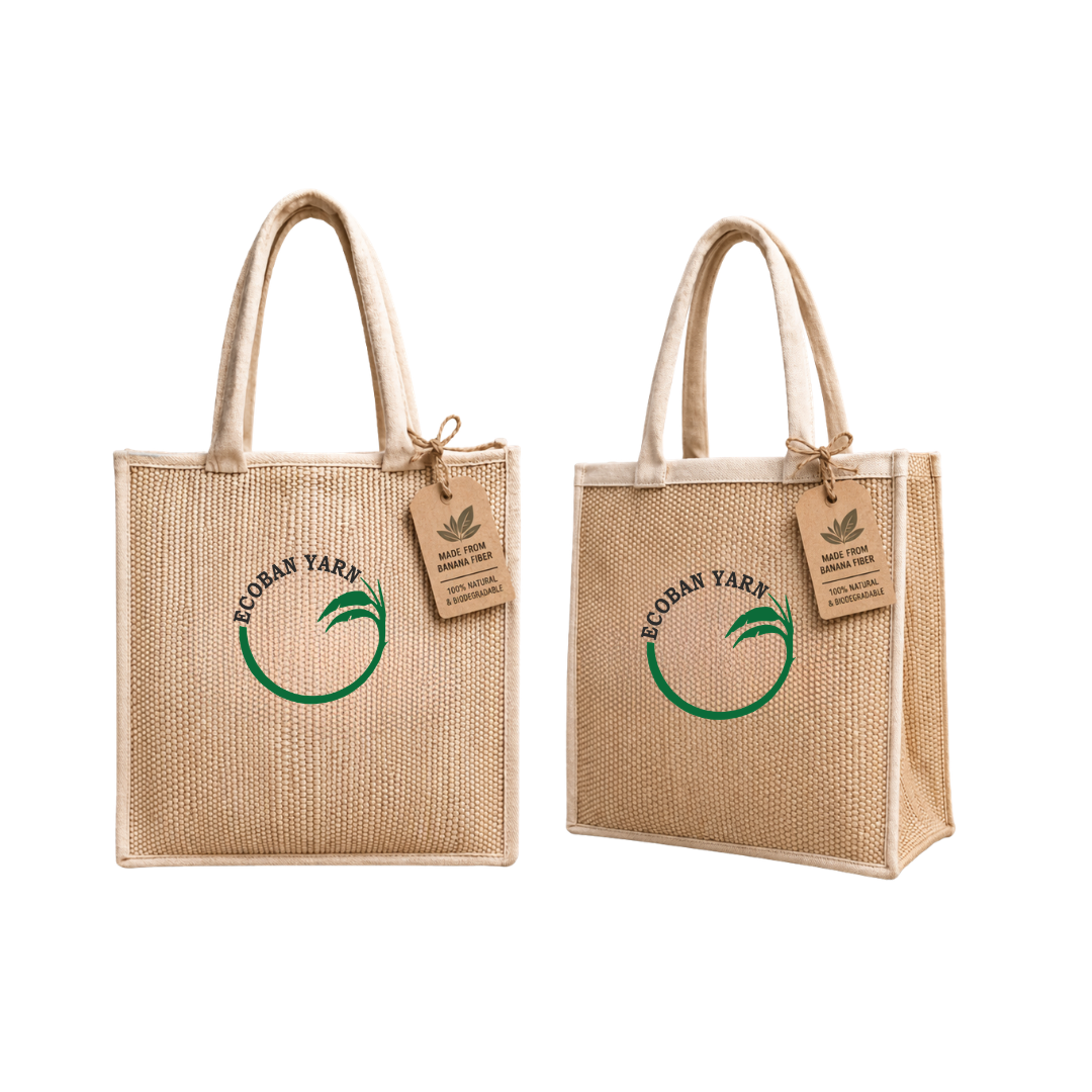 Eco-Friendly Banana Fiber Tote Bag | Sustainable Handmade Natural Fiber Bag | Banana Fiber Shopping Bag